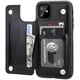 thumbnail image 1 of Funda tipo cartera OT ONETOP de piel sintética con tarjetero para iPhone 11 de 6,1 pulgadas, 1 of 7