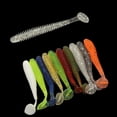 thumbnail image 4 of 48/36/30PCS Screw Soft Bait T Tail Grub Worm Jig Lure Salt Smell Swimbait Carp/Silicone/Artificial/Soft, 4 of 5