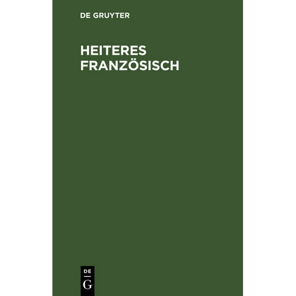 Heiteres FranzÃ¶sisch, (Hardcover)