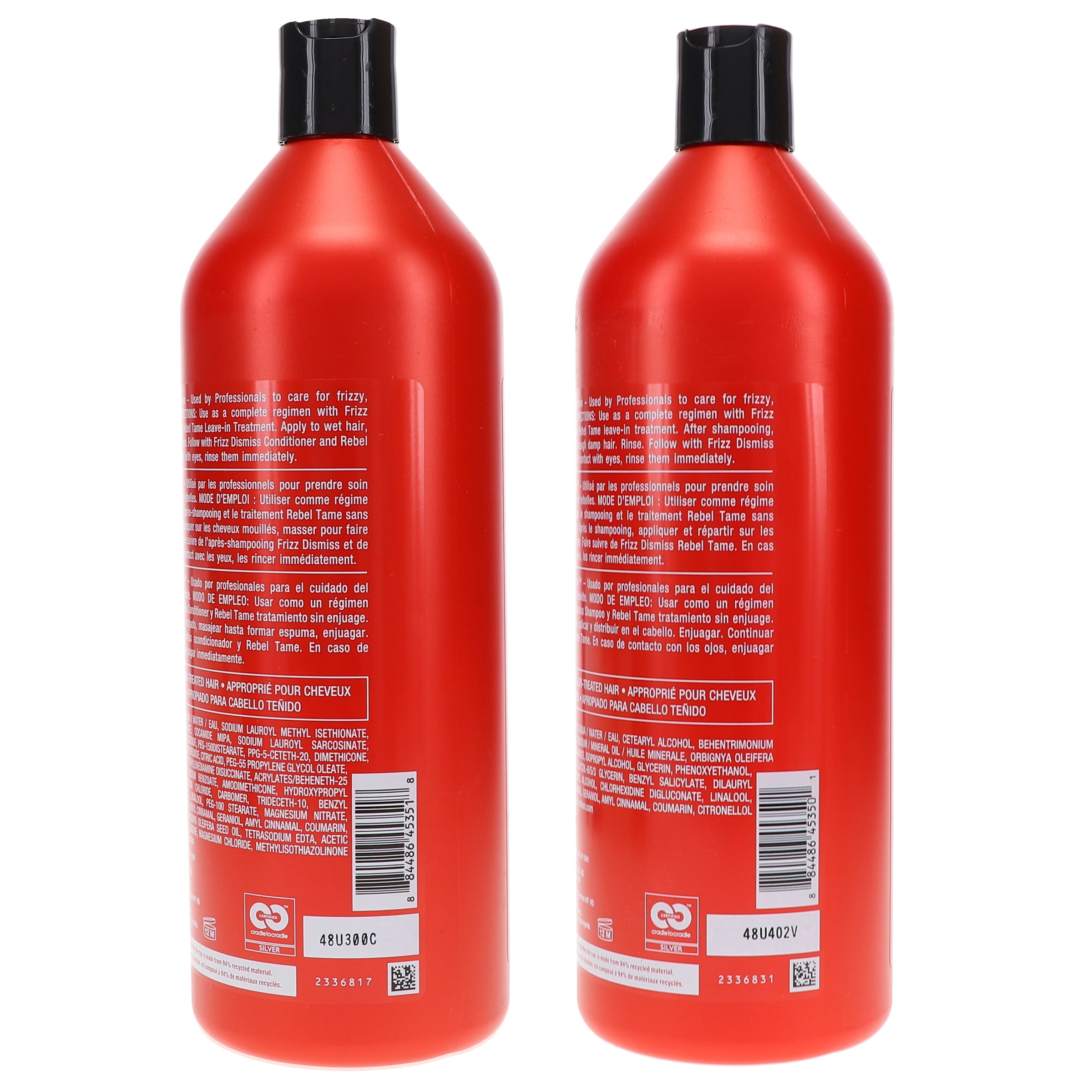 Redken Frizz Dismiss Shampoo 33.8 oz & Conditioner 33.8 oz Combo