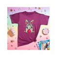 thumbnail image 2 of Playera de Mujer con Conejita Chic – Estampado Divertido y Colorido Color Rosa Dorado Talla Mediana Marca Emil SaEs, 2 of 4