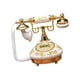 thumbnail image 3 of Teléfono fijo antiguo,Teléfono fijo retro europeo Teléfono antiguo,Teléfono retro con cable Pulsador Teléfono clásico,Teléfono Fijo Vintage Mesa Moda Antigua,Teléfono fijo vintage Cafe, 3 of 9