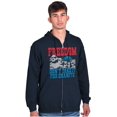 thumbnail image 4 of Freedom Don't Take It For Granite Pun Zip Up Hoodie Men's Women's Brisco Brands S, 4 of 6