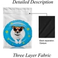 thumbnail image 3 of SKYSONIC Dog Sunbathing with Air Mattress Double-Sided Printed Garden House Sports Flag 28x40in Polyester Decorative Flags for Courtyard Garden Flowerpot, 3 of 6