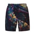 thumbnail image 4 of Lsque Mens Swim Trunks Colorful Patterned Snake Pattern - Bathing Suit Compression Liner - Beach Swim Shorts Swimwear - (S-3XL) - Stretch Quick Dry -Large, 4 of 9