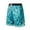 Blue, variant on BOOMNY Mens Shorts Casual Printed Mesh Elastic Waist Drawstring Basketball Sports Shorts For Man Soft Loose Fit Summer Workout Shorts Comfy Mens Dailywear
