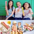 thumbnail image 5 of Bolsas de paletas de hielo transparentes desechables, paletas de helado DIY, jugo de fruta, batidos, molde de yogur, bolsa con cremallera, bolsa de paletas de hielo para niños, 5 of 5
