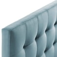 thumbnail image 4 of Ergode Lily Biscuit Tufted Full Performance Velvet Headboard - Light Blue, 4 of 5