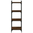 thumbnail image 5 of vidaXL Bookcase Storage Bookshelf Display Book Cabinet Black Engineered Wood, 5 of 192