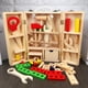 thumbnail image 5 of Juego de herramientas multifuncionales de madera para niños, caja de mantenimiento DIY, juguete de imitación, combinación de juguetes de madera, regalo de Navidad/cumpleaños, 5 of 12