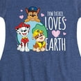thumbnail image 3 of Paw Patrol - Loves Earth - Toddler And Youth Girls Fit And Flare Dress, 3 of 5