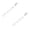 White 2PCS, variant on Long Bar Spoon 12 Inch Mixing Stick For Bartenders And Coffee Drinks Stainless Steel Stirring Stick For And Beverages Plate Mat Set Plate Charger Place Mats for Kitchen Table Set round Dinner Table