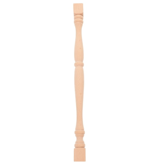 Raindrops Decorative Wooden Baluster for Home Improvement Unfinished Wood Spindle for Staircase Furniture Fence Stair Spindle Wood Unpainted Cabinet Post Wooden Furniture Post