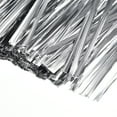 thumbnail image 3 of 1000pcs Long Strong Twist Ties 4 Inches Quality Plastic Closure Tie Silvery for Home Business Institutions, 3 of 5