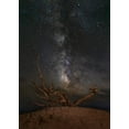thumbnail image 2 of Yu Wu, Irene 18x24 Gold Ornate Wood Framed with Double Matting Museum Art Print Titled - Gobi Desert Night, 2 of 4