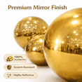 thumbnail image 5 of Inflatable PVC Mirror Ball Set – Gold Reflective Gazing Balls for Christmas, Birthday Parties, Events & Outdoor Décor (Set of 6), 5 of 9