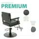thumbnail image 2 of Silla Para Barberia Onof  CORDOBA-BR Y Estética C/ Altura Ajustable Estilo Moderno Color Negro, 2 of 10