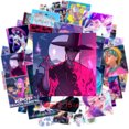 thumbnail image 3 of 50PCS KPop Demon Hunters Stickers Cute Cartoon Characters Waterproof Decals - Comic Peripheral Shiny Sticker Pack Props Cute Cartoon Characters Waterproof Decals Suitable As A Gift, 3 of 8