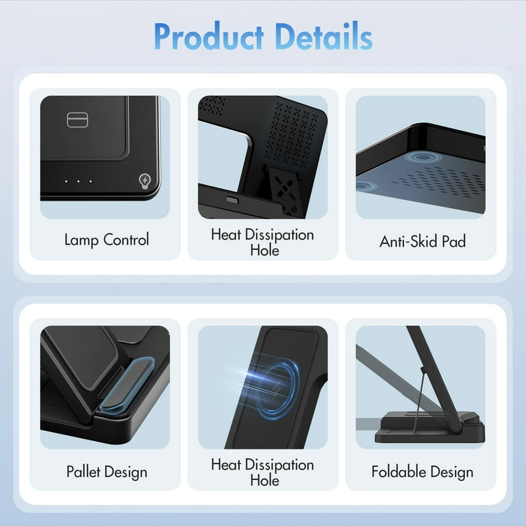 BAOKALER Wireless Charger Stand Magnetic Fast Charging Station for