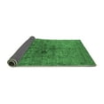 thumbnail image 2 of Ahgly Company Indoor Square Oriental Emerald Green Industrial Area Rugs, 7' Square, 2 of 4