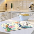 thumbnail image 6 of SKYSONIC Beautiful Birds Peacocks and Flowers Microfiber Dish Drying Mat Absorbent Dish Draining Mat Large Size 18 x 24 Dishes Drainer Mat for Countertop Dish Drying Pads, 6 of 7