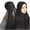 Black, variant on Gray Slip-On Instant Premium Jersey Hijab Head Scarf Wrap Chiffon Solid Color Hijab Tube Unisex Stretch Dreadlocks Tube One Size
