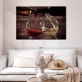 thumbnail image 2 of Elephant Stock Wine Party Wall Art - Horizontal Canvas Wall Art - Dining Room Wall Decor - Food And Drink Canvas - Black And Red Decor - 48" x 32", 2 of 8