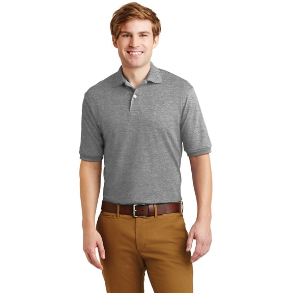 JERZEES - SpotShield153; 5.6-Ounce Jersey Knit Sport Shirt. 437M