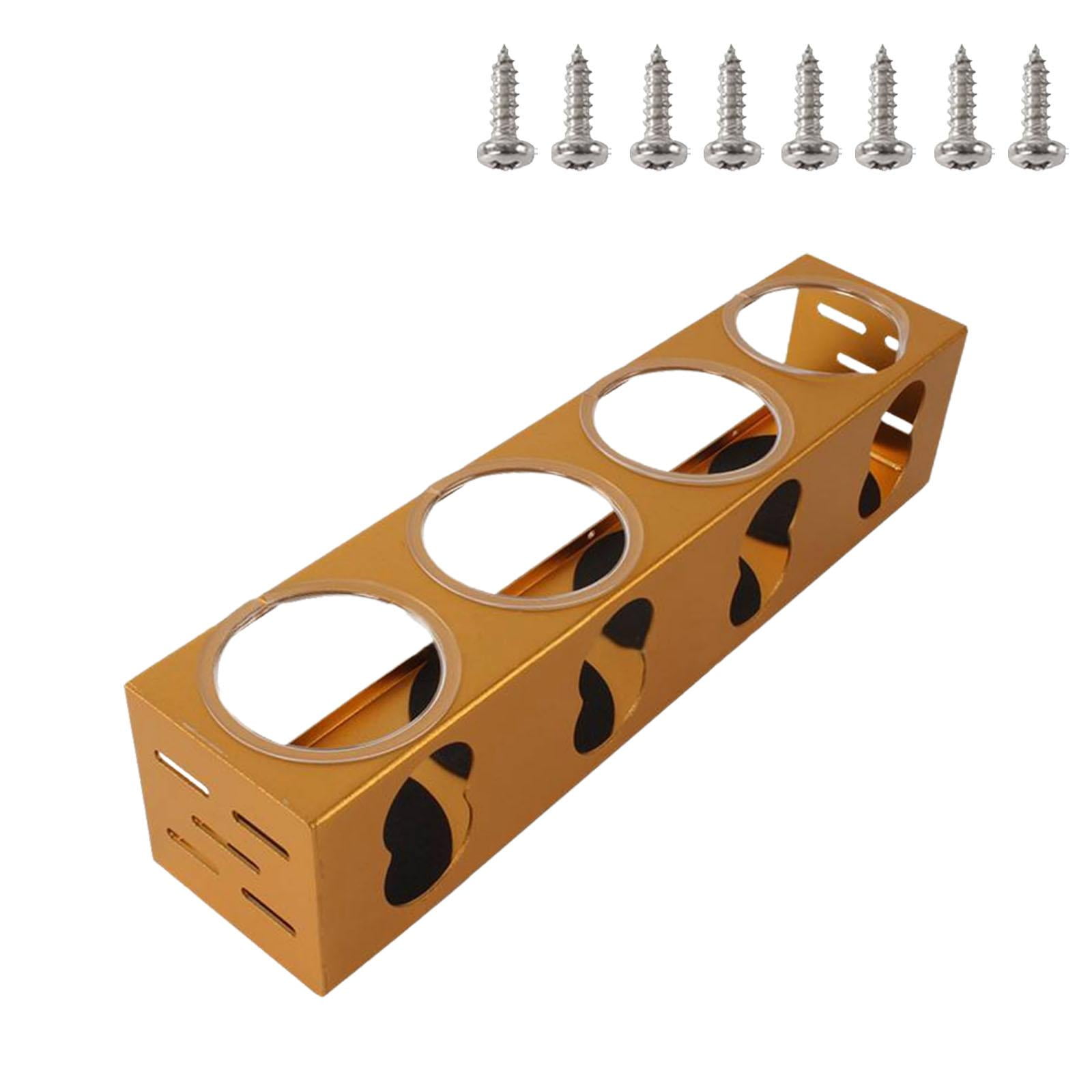 koolsoo Camp RV Spice Shelf Organizer Convenient Assemble RV Trailer Spice Rack Tool gold with 4 holes Walmart