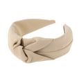 thumbnail image 5 of Unique Bargains 1 Pc Wide Tie Headbands for Women Khaki, 5 of 6