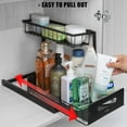 Riousery Under Sink Organizers and Storage 2 Tier Sliding Pullout