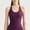 Purple, variant on Impact Halter Top Sports Yoga Tanks Bra Women Workout Fitness Outdoor Running Tank Tops With Chest Cushion M