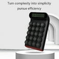 thumbnail image 2 of SHAR Mechanical Calculator, 10 Digit LCD Display for Laptop, Fashion Calculator for Financial Office, 2 of 5