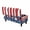 American Flag 4, variant on TSOVTHRID Cherry Blossom Watercolor Pattern Rectangle Ottoman Slipcover, Stretch Ottoman Covers for Folding Storage Stool Soft Foot Stool Cover with Elastic Bottom for Home Decor, S