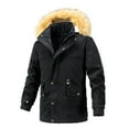 thumbnail image 2 of ZHYou Mens Winter JacketWinter Jacket with Hood Water Repellent Windproof Thicken Parka Winter Coat, 2 of 6