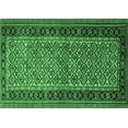 thumbnail image 1 of Ahgly Company Indoor Rectangle Persian Emerald Green Traditional Area Rugs, 8' x 12', 1 of 4