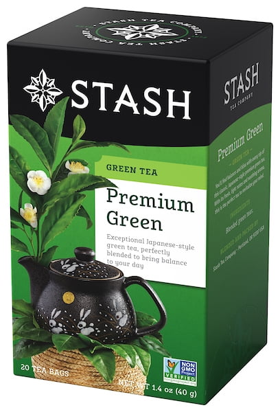 Stash Premium Green Tea Bags, 20 Ct, 1.4 oz