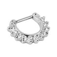 thumbnail image 2 of 14G Diamante Crystal Septum Nose Jewelry, 2 of 5