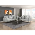 thumbnail image 2 of Lexicon Violetta 2-Piece Velvet Sofa Set in Gray, 2 of 13