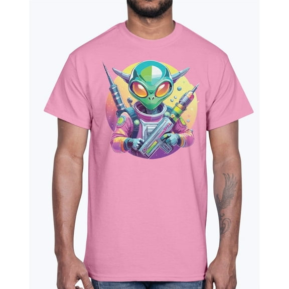 Gildan 2000 Unisex Ultra Cotton Alien Shirt, Tee Shirt with Alien
