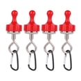thumbnail image 5 of 4pcs Heavy Type Magnetic Hook with Carabiner Clip Strong Magnetic Tent Hook for Camping Lights Tent Accessories, 5 of 7