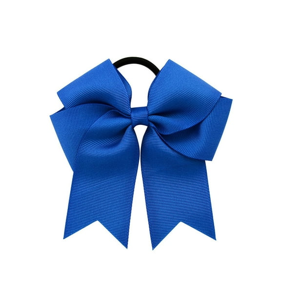 Ribbon Satin Fishtail Bow Hair Ties And Headbands Everyday Wear,Blue One Size