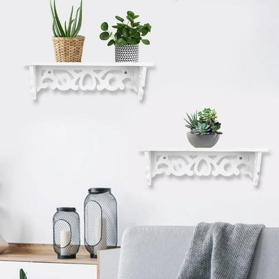 Eotvia 1.57'' x 14.96'' White Floating Shelf