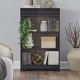 thumbnail image 3 of Liberty Furniture Meritage Stepped Bookcase Wall - Black, 3 of 5