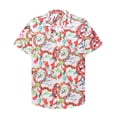 thumbnail image 1 of Alimens & Gentle Short Sleeve Hawaiian Aloha Shirt Summer Vacation Shirts for Men, 1 of 2