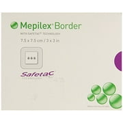 Molnlycke Wound Care SC295200 Mepilex Border 3 x 3 Inch Self-Adherent Foam Dressing - Box of 5