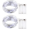 thumbnail image 1 of Guirnalda de luces LED de 5 m y 50 LED (paquete de 2) (blanco frío), guirnalda de luces de alambre de cobre impermeable InteTech, 1 of 5