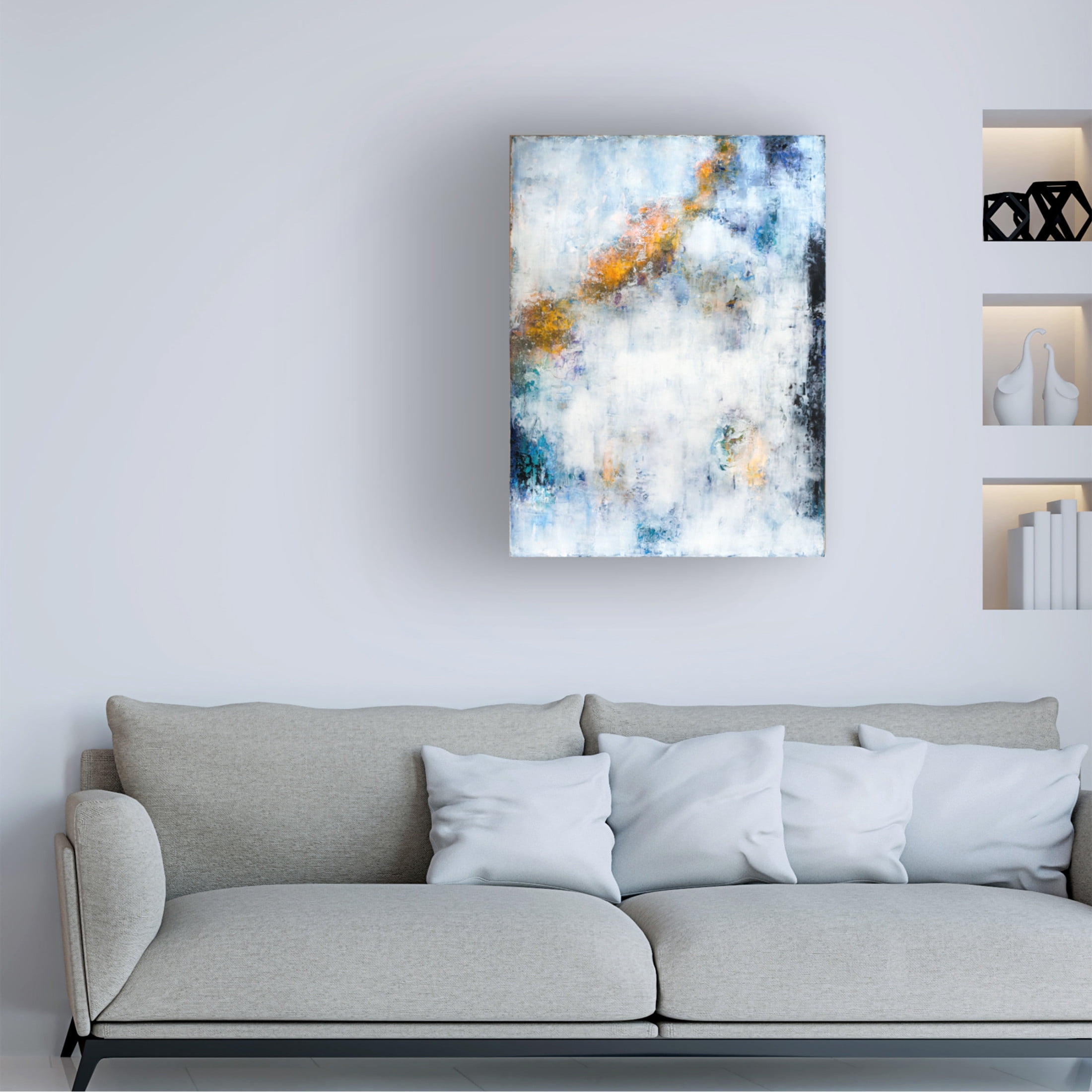 Canvas Wall Art - Deb Chaney 'Breathing Space' Wall Art for Living Room, Bedroom, or Office Décor by Trademark Fine Art - 24 x 32 Inches