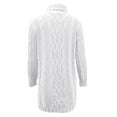 thumbnail image 5 of FEIFLY Women Long Sleeve Turtleneck Winter High Waist Slim Sweater Dress Pullover Jumper Classic Female Knitwear, 5 of 5