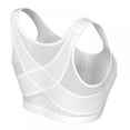 thumbnail image 5 of JUNWELL Women Post-Surgery Bra Front Closure Plus Size Sport Bra Removable Pads Wirefree, 5 of 8